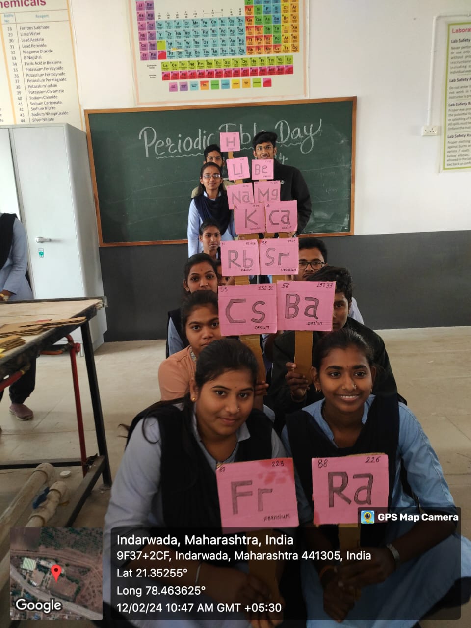 <p>Department of Chemistry celebrated Periodic table day on 12/02/2024. All students from B.Sc-I, II &amp; III have actively participated in this program.</p>
