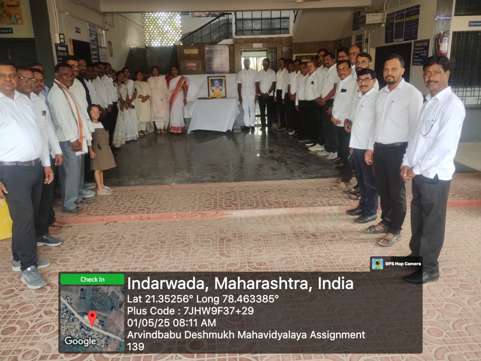 <p>Organized By NSS Cell,</p>

<p>President: Dr Prakash Pawar</p>

<p>Jayanti of Tukadoji Maharaj on 30th April 2025, celebratd on 1st May 2025</p>
